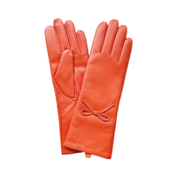 Hot Sale Damen Winter Langes Kleid Leder handschuhe Schaffell Strick Kaschmir Bogen Schmetterling Knoten für das tägliche Leben Outdoor-Sportarten