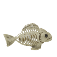 Squelette d'animal Halloween Accessoires de table Décoration Modèle de squelette de poisson réel Accessoires de décoration de fête Squelette de poisson