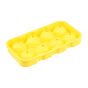 Molde de silicona de 8 rejillas para hacer bolas de hielo redondas, bandeja para cubos de hielo esféricos, libre de BPA, fácil de desmoldar, para el hogar y la cocina. - Product Image 1