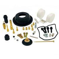 Kit de Reparación de Carburador con Flotador, Válvula de Aguja, Junta, Tornillo de Aire y Diafragma de Vacío para Kawasaki Versión KLR650 1987~2018 KLR 650