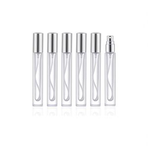 Empty Travel Portable <b>Mini</b> 10ml <b>Spray</b> Perfume <b>Bottle</b> Tester Vial Perfume Sample <b>Bottles</b> 7.5ml Screen Printing High Quality Glass - Product Image 1