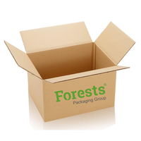 Forêts imprimant des boîtes en carton ondulé Boîte en carton ondulé à double paroi Boîtes d'emballage robustes Carton ondulé pour l'expédition