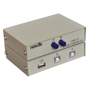 Fjgear 2 Port <b>Usb</b> <b>Switch</b> 1a2b <b>Usb</b> 2.0 Shared Hub For Printer And Computer - Product Image 4