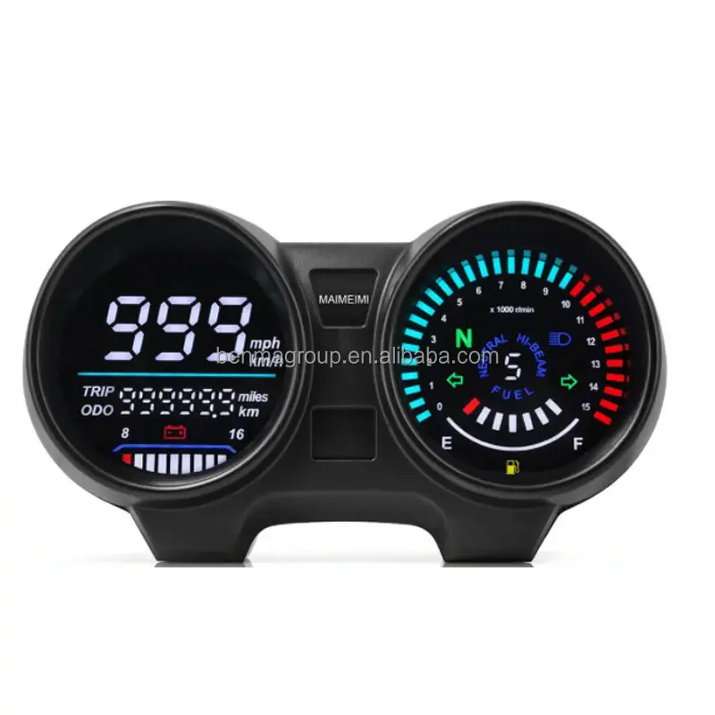 Benma motorenteile cg 150cc titan 150 tachometer digitales led-panel rpm-geschwindigkeitsmesser für motorrad titan150 cg150 fan150 meter