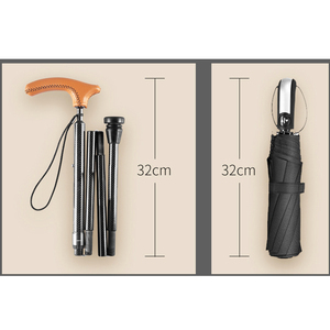 Entai Top One Bâton <span class=keywords><strong>de</strong></span> <span class=keywords><strong>marche</strong></span> <span class=keywords><strong>nordique</strong></span> médical pliable en fibre <span class=keywords><strong>de</strong></span> carbone personnalisé pour hommes âgés Alpenstock Canne <span class=keywords><strong>de</strong></span> trekking Randonnée EVA - Product Image 4