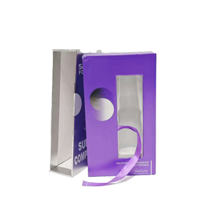 Boîte en carton personnalisée avec logo pour cosmétiques, emballage pour petites entreprises, tiroir assorti, carton pour spray solaire - Product Image 1