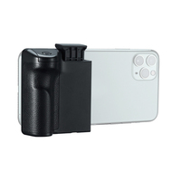 Soporte de mano portátil con control remoto para disparador y estabilizador para teléfonos iOS/Android con montura de zapata fría