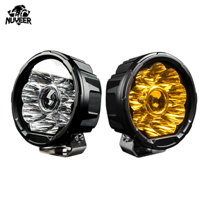 Lámpara de conducción Led de 5 "y 120W, Luz Blanca Amarilla ámbar redonda, luz de circulación diurna, Lámpara de trabajo para camión todoterreno, Tractor y remolque - Product Image 1