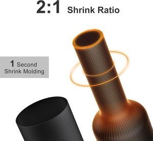 Tubo termoretraibile nero privo di alogeni RS3.5 diametro 3.5mm rapporto 2:1 filo termoretraibile tubo termoretraibile - Product Image 3