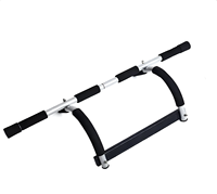 Barre de traction multi-prise pour porte, station de musculation multifonctionnelle avec support pour dips pour la maison