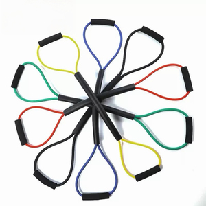 Bandas de Resistencia de Alta Calidad en Forma de 8, de TPE y NBR, para Entrenamiento de Fuerza en Casa o Gimnasio, Expansor de Pecho, con Logotipo Personalizado - Product Image 2