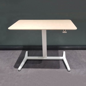 Nouveau design de <span class=keywords><strong>bureau</strong></span> d'<span class=keywords><strong>ordinateur</strong></span> portable à roulement réglable en hauteur mobile <span class=keywords><strong>bureau</strong></span> de levage à gaz pneumatique à jambe unique - Product Image 5