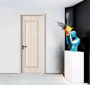 A buon mercato interno HDF modellato porte in legno camera interna prevenzione degli insetti e resistente all'acqua camera da letto porta in legno - Product Image 5