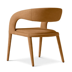 Sedia <span class=keywords><strong>da</strong></span> <span class=keywords><strong>Pranzo</strong></span> Moderna di Alta Qualità, Comoda Poltrona di Lusso <span class=keywords><strong>in</strong></span> <span class=keywords><strong>Pelle</strong></span> con Schienale Aperto per Hotel e Appartamenti - Product Image 6