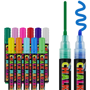 Neon lỏng phấn bút cho bảng đen viết, ướt lau khô xóa đánh dấu cho Glass menu dấu hiệu chất lỏng phấn Bút Đánh Dấu - Product Image 1