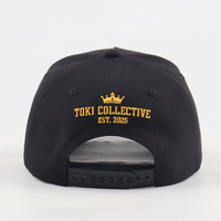 Casquette de baseball en coton de haute qualité, personnalisée, à 5 panneaux, avec logo brodé 3D et boucle en plastique, visière incurvée