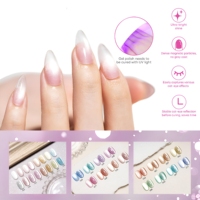 Vernis à ongles magnétique rose clair 15ml Moonlight Pink Cat, gel magnétique effet cristal pour manucure artistique, fournisseur de vernis à ongles avec logo personnalisé
