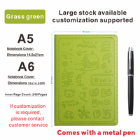 Cuaderno Creativo para Estudiantes, Venta Caliente, Disponible en Varios Colores, Cuaderno de Dibujos Animados A5
