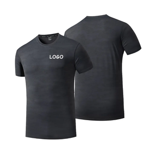 Wholesale <b>Tshirt</b> for Men <b>Pack</b> Clothing Running Polyester Breathable Mens Fitness Slim Fit Sport Muscle Gym Fitted Tee 2024 - Product Image 2
