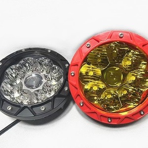Faro da Lavoro LED Rotondo di Alta Qualità da 7 Pollici 80W per <span class=keywords><strong>Auto</strong></span>, Luce Bianca e Gialla, Faro per Guida Fuoristrada - Product Image 5