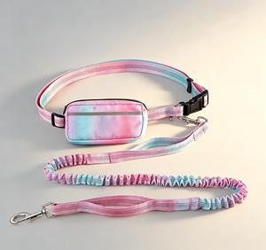 Wholesale Custom Pet Leash Collar Harness Set Minimalist Corduroy 5 Uses With Poop Bag Bibs - Product Image 1