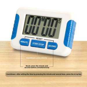 Temporizador <span class=keywords><strong>Digital</strong></span> <span class=keywords><strong>de</strong></span> <span class=keywords><strong>Cocina</strong></span> con 8 Alarmas, Ecológico, Control Táctil, Pantalla LCD, <span class=keywords><strong>Campana</strong></span> Fuerte, <span class=keywords><strong>de</strong></span> Plástico para el Hogar - Product Image 4