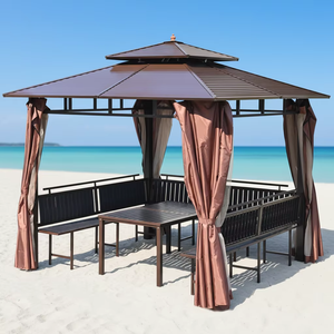 Gazebo <span class=keywords><strong>de</strong></span> patio moderne en gros, abri portable pour l'extérieur, protection solaire, tente <span class=keywords><strong>de</strong></span> <span class=keywords><strong>jardin</strong></span> imperméable pour restaurant, terrasse, projet <span class=keywords><strong>de</strong></span> villa - Product Image 6