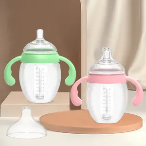 Wellfine Baby Bottle Fabricantes Newborn Pumpkin Milk Bottle bpa livre anticólico Baby produtos Mamilo Alimentação Baby Bottle