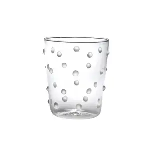 Custom Made Chịu Nhiệt Đảng Borosilicate Màu Thủy Tinh Pippa Tumbler Cho Uống