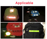 Pegatina Reflectante Super Adhesiva con Cara Sonriente en 11 Colores para Coche, Moto, Bicicleta, Scooter, Mochila, Casco