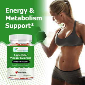 Wholesale Apple Cider Vinegar Gummies Contains Vitamin B12 With Apple Cider Vinegar Digestive Health Support Slimming Gummies - Product Image 6