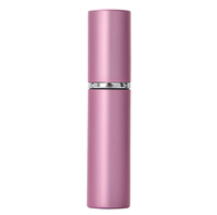 Botol parfum aluminium portabel, isi ulang 5ml dan 10ml untuk perjalanan