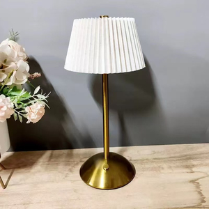 Modern Pink Crystal <b>Shade</b> Table <b>Lamp</b> Brass Base E26 LED 3500K Warm White Bell Shape Decorative <b>Small</b> Size Living Room Use - Product Image 5