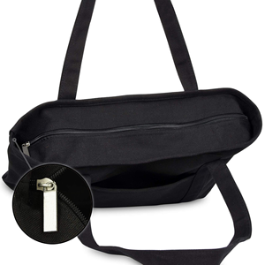 オリジナルロゴ入りキャンバスショルダーバッグ | 高級メッセンジャーバッグ | 印刷対応プレイントートバッグ | レディース向け卸売 | カスタマイズ可能 - Product Image 6