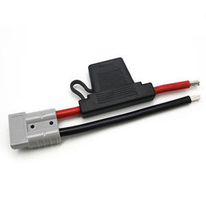 Connettore batteria 8AWG 50A con Maxi supporto fusibile carrello elevatore cavo di ricarica prolunga spinotti batteria - Product Image 4