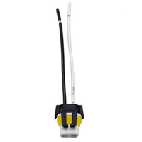 Connecteur de Douille Céramique d'Extension pour Ampoule de Phare de Voiture H1 H4 H7 H11 HB3 HB4, Adaptateur Halogène Automobile