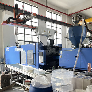 Contenedor de almacenamiento de plástico apilable colorido del fabricante Chenyi con tapa Organizador de almacenamiento de plástico de gran capacidad de varios tamaños - Product Image 4
