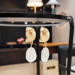 Pendientes de Diseño Colgante de Moda <span class=keywords><strong>Poliva</strong></span> Chapados en Oro de 18K, Pendientes Colgantes - Product Image 5