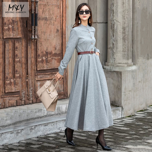 Order Online Wool One Piece Dress Cashmere Blend Luxury Feel | Alibaba.com
