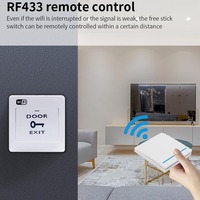 Bouton poussoir de sortie de porte intelligent Tuya WiFi pour système de contrôle d'accès PST-WHMJ01