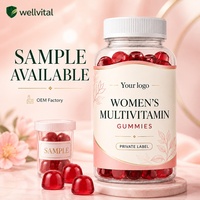 Échantillon disponible directement de l'usine OEM – Gommes multivitaminées pour femmes pour le soutien quotidien de la santé