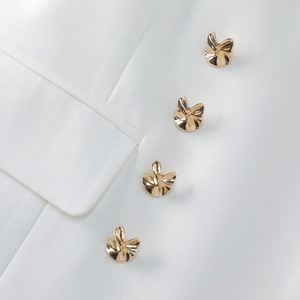 Women's Blazer Black Solid Color Polyester Three-Quarter Sleeve Anti-Wrinkle Casual Style - Product Image 4