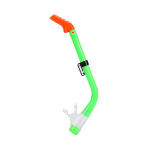 Wet Snorkel For Children One Size Pink Liquid Silicone Non Toxic Swimming Training Equipment - Product Image 2