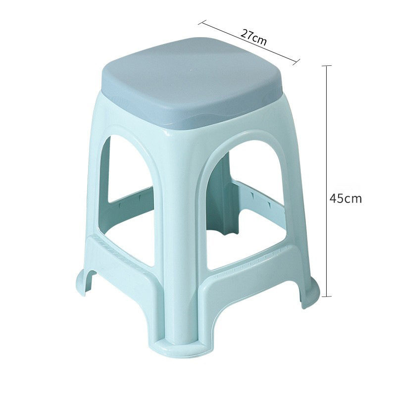 Bleu bicolore épaissi [surface antidérapante] 45cm de haut