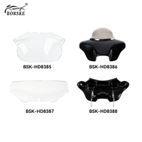 Ensemble de carénage de pare-brise haut et bas de remplacement, accessoires de carrosserie pour la série Softail FLST