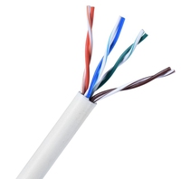 Cable de red CAT5e UTP 0,5x4P Cableado Ethernet de fibra óptica de cobre puro de alta velocidad Cableado de comunicación superior para óptimo
