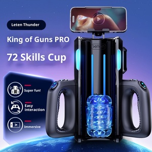 Leten Cannon King Masturbatore Maschile Automatico Telescopico, Giocattolo Intimo Elettrico con Funzione di Spinta e Suzione per Uomini - Product Image 1