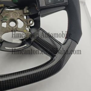 Volant de direction en cuir perforé de qualité supérieure, en fibre de carbone, pour Chrysler 300C, volant de direction de voiture - Product Image 2