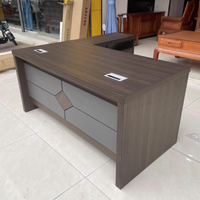 Bureau de direction en forme de L simple Table de bureau Mobilier Design Nouveau bureau moderne