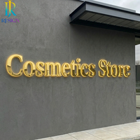 Enseigne lumineuse LED 3D personnalisée avec lettres rétroéclairées pour studio créatif, espace de travail et image de marque